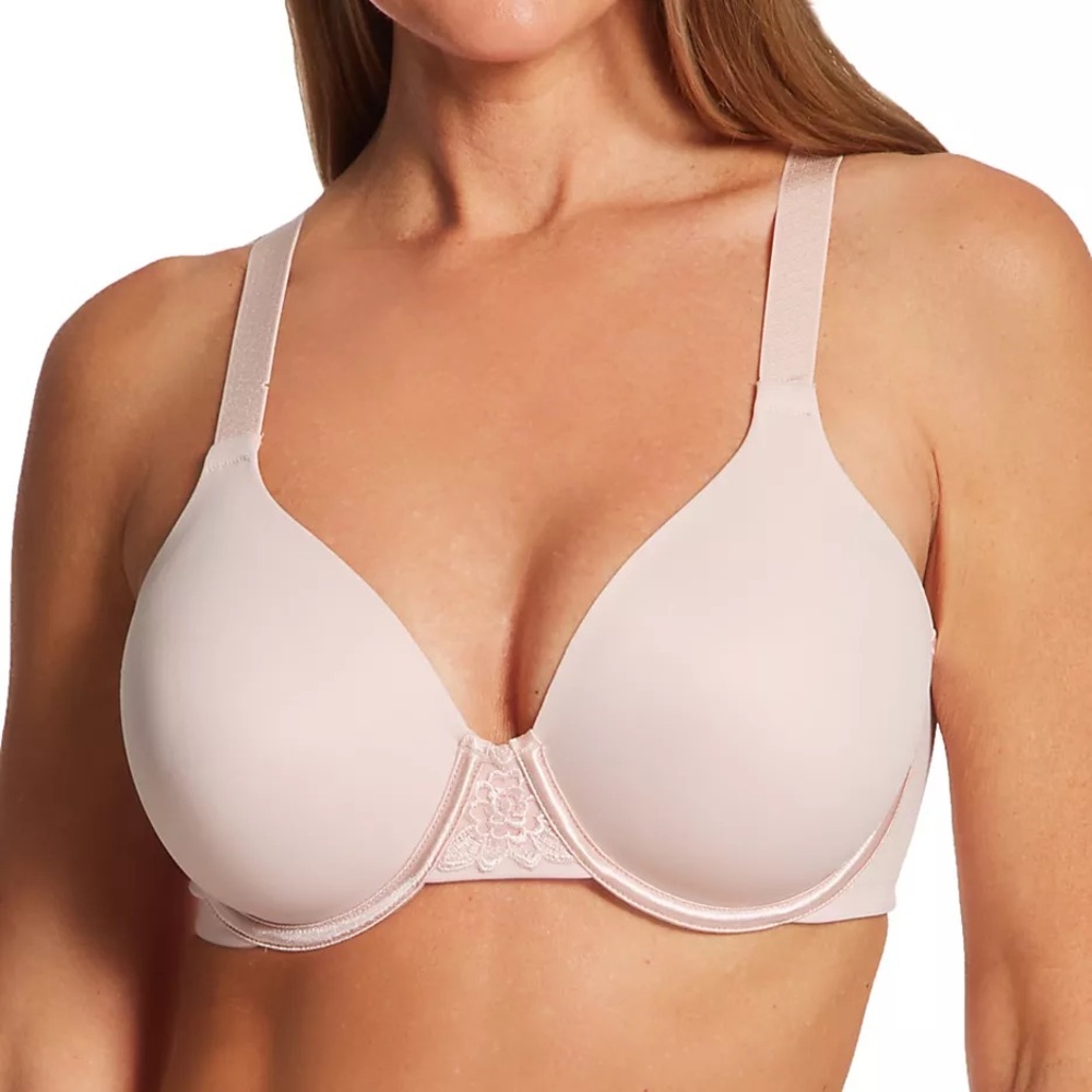 Vanity Fair Beauty Back Smoothing Full-Figure Contour Bra 42C in Sheer Quartz